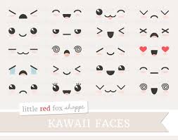 Kawaii Face Clipart Cute Faces Clip
