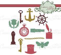 Digital Clipart Vintage Curios