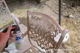 How To Paint Metal Patio Furniture