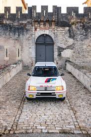 This Pearl White Peugeot 205 T16 Is A