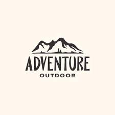 Vintage Mountain Outdoor Hiking Logo
