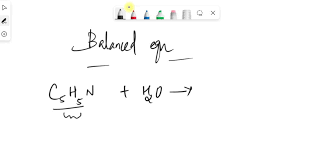 Balanced Equation For The Ionization Of