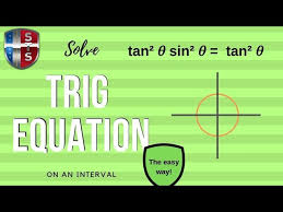 How To Solve Trigonometric Equations On