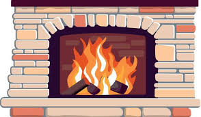 Burning Fire Ilration Cartoon
