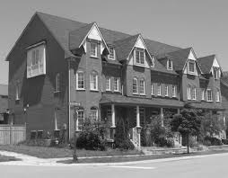 Victorian Style Row Houses Built In The