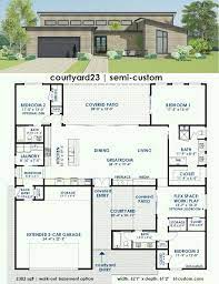 Courtyard House Plans Contemporary