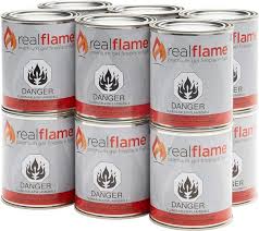 Real Flame Gel Fuel Cans 12 Pack