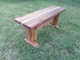Red Wood Japanese Style Bench