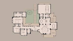 U Shaped Floor Plan With Pool