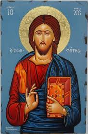 Christ Pantokrator Polished Gold
