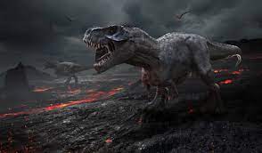 Dinosaur Extinction T Rex Wall Mural