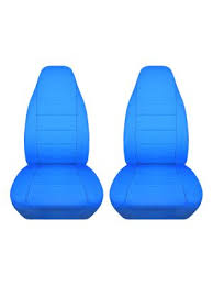Solid Car Seat Covers Light Blue