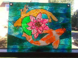 Faux Stained Glass Painting