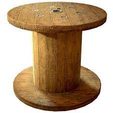 Wooden Wirespool Table Independent