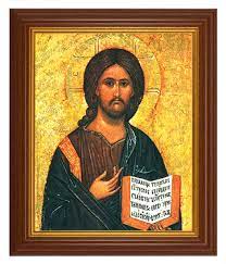 Christ The Teacher Icon 8x10 Textured