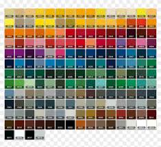 Color Chart Auto Paint Colour Code