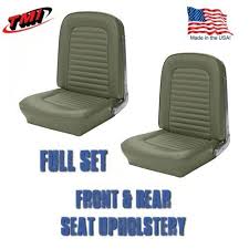 1965 Mustang Fastback Seat Upholstery