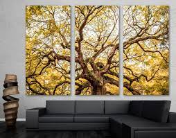 Grange Angel Oak Tree Canvas Print Wall