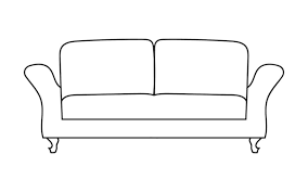 Sofa Line Icons Furniture Design