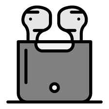 Charging Box Icon Outline Airpods