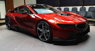 This Custom Lava Red Bmw I8 Is Dripping