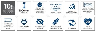 Flair Shower Doors Wetroom Shower Screens