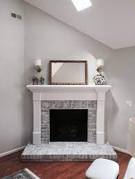 Orange Brick Fireplace Benjamin Moore