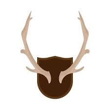 Mounted Antlers Horn Wildlife Hunt Deer