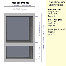 Preformed Shower Niche To Tile