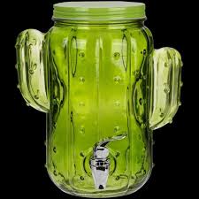 Cactus Glass Cocktail Drinks Dispenser