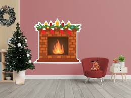 Vinyl Wall Decals Wall Graphics Fireplace