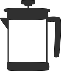 Glass Kettle Silhouette Vector Ilration