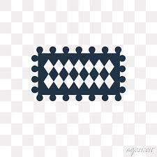 Carpet Vector Icon Isolated On
