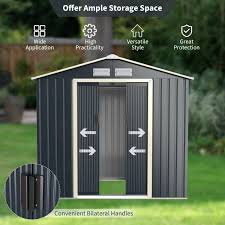 7 X 4 Feet Metal Storage Shed With