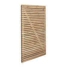 Double Sided Slatted Gate