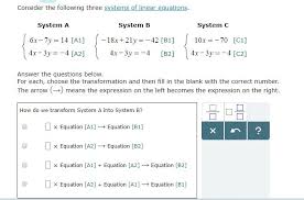 Systems Of Linear Chegg