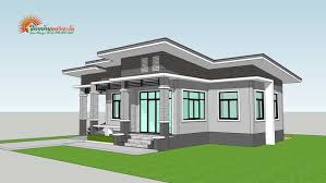Modern Single Story Bungalow House With