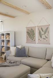 adding rustic faux beams in the living