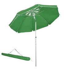 Outsunny Arc 6 4ft Beach Umbrella With