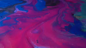 Blue Indigo And Hot Pink Colors Mix