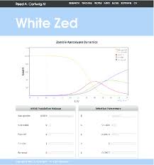 Screenshot Of The White Zed Simulation