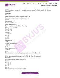 Concise Mathematics Class 6 Chapter 22