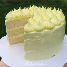 Lemon Sour Cream Cake My Cake School