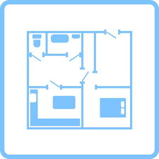 Apartment Plan Royalty Free Vector Image