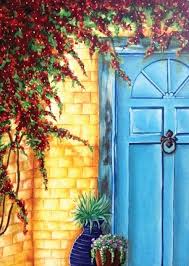 The Blue Door By Ankita Jain Art Mantram