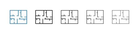 Floor Plan Icons Vector Art Icons And