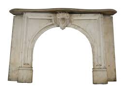 White Carrara Marble Fireplace Mantel