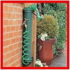 Coiled Garden Hose Holder Garden Hose