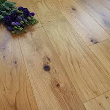 Matt Lacquered Rustic Oak Wood Flooring