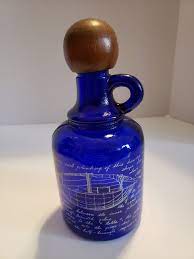 Cobalt Blue Collectible Glass Bottle